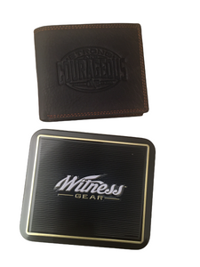 Strong & Courageous Leather Wallet - Men