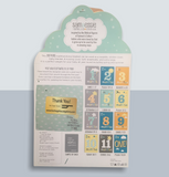Swaddle Blanket with Month Cards