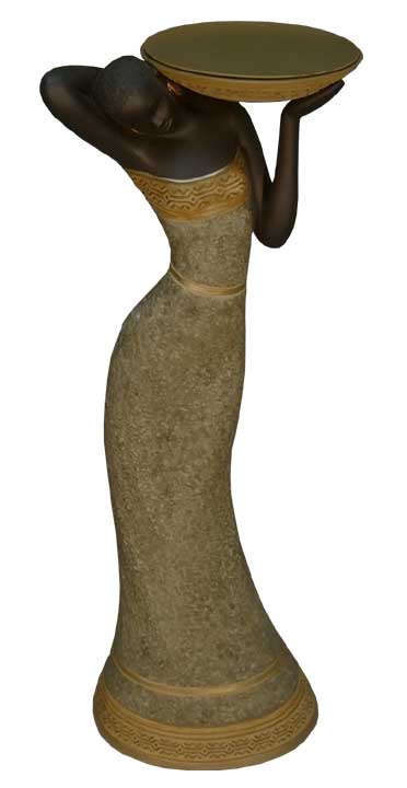 Votive Candleholder - Tribal (Tan)