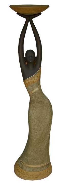 Votive Candleholder - Tribal (Tan)