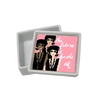 The Future is Female AF Trinket Box